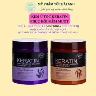 Kem ủ tóc KERATIN COLLAGEN 1000ML LAVENDER BRAZIL NUT - Ủ hấp tóc cung cấp dưỡng chất KERATIN & COLLAGEN