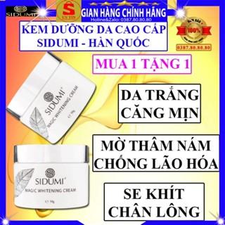 Kem dưỡng trắng da mặt da cổ chính hãng Sidumi hàn quốc dưỡng trắng da căng bóng da ban ngày ban đêm cho nữ nam bà bầu