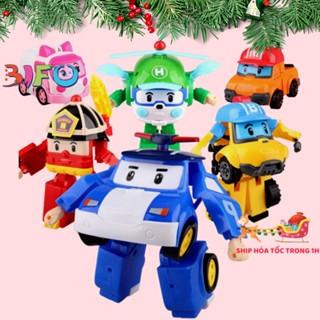 Bộ sưu tập đồ chơi biến hình biệt đội Robocar Poli 2 trong 1 cho bé thỏa sức sáng tạo