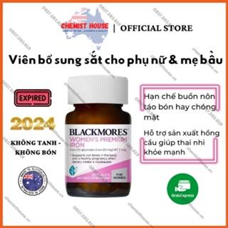 [Hàng chuẩn ÚC] Blackmores Pregnancy Iron - Viên uống bổ sung sắt cho mẹ bầu 30 Viên DATE 2022, MẪU MỚI