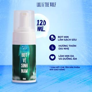 Bọt Vệ Sinh Nam Giới Loli The Wolf Hương Nước Hoa Nam Tính Chai 120ml - Dung dịch vệ sinh nam dạng bọt