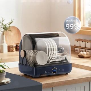 Tủ Khử Trùng Sấy Khô Bát Đũa, Máy Khử Trùng Bình Sữa Cho Bé BEAR XDC-A26D1 Khử Trùng 99% Vi Khuẩn Bằng Tia Cực Tím