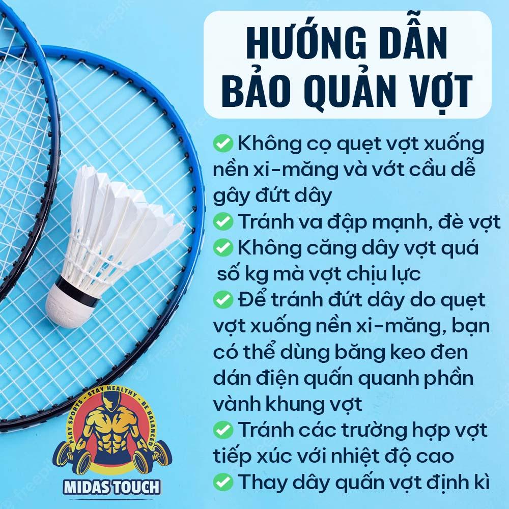 Vợt cầu lông được làm từ nguyên liệu gì?