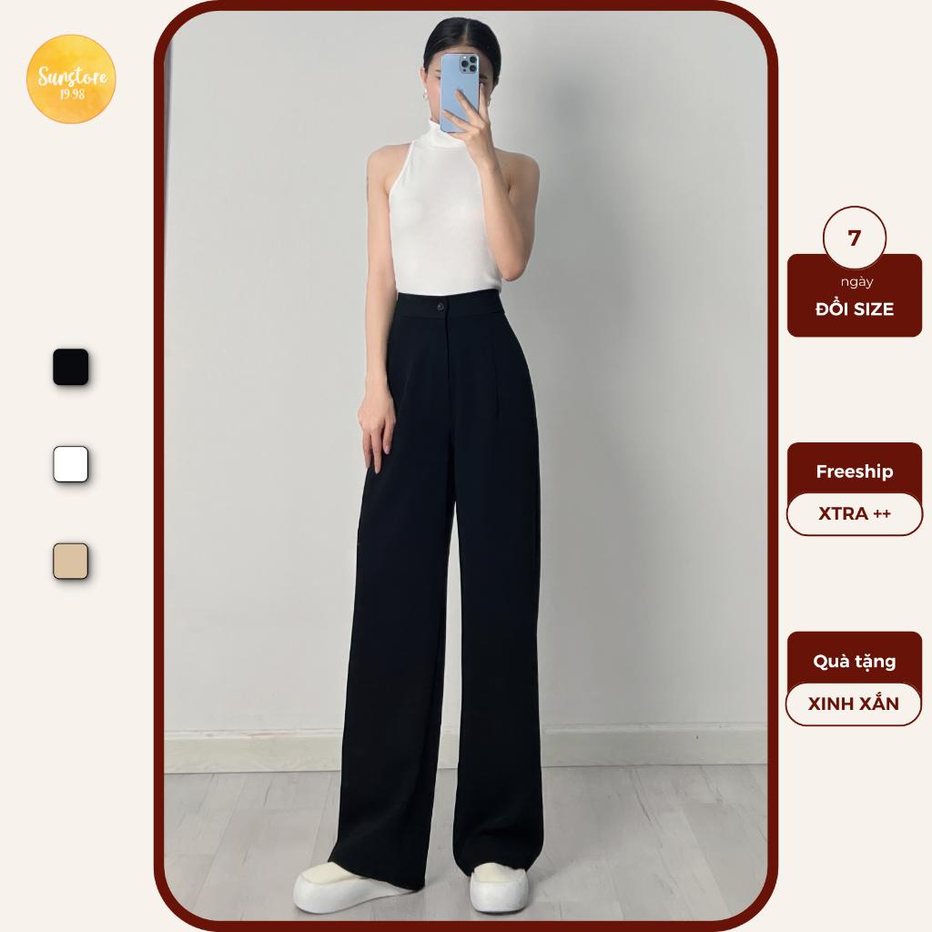 Điểm đặc trưng của quần culottes ống rộng lưng cao là gì?