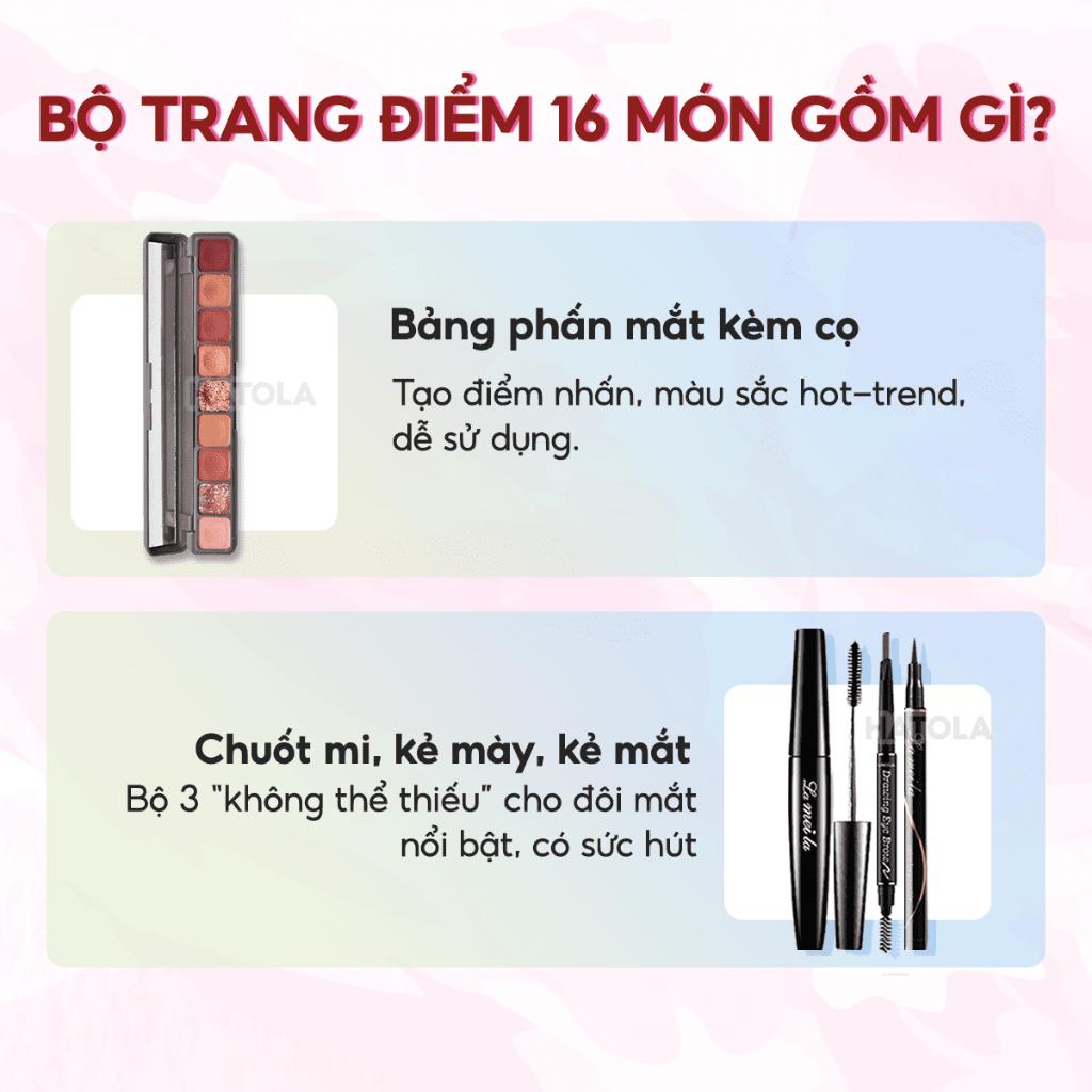 Có loại set trang điểm nào thích hợp cho việc đi du lịch hay gọn gàng cho người bận rộn?