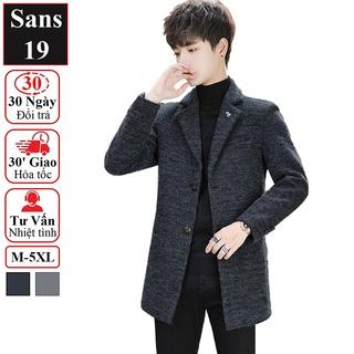 Áo dạ nam hàn quốc dáng ngắn Sans19 mangto kiểu vest khoác blazer vừa size nhỏ M L XL bigsize cỡ to lớn 2XL 3XL 4XL 5XL