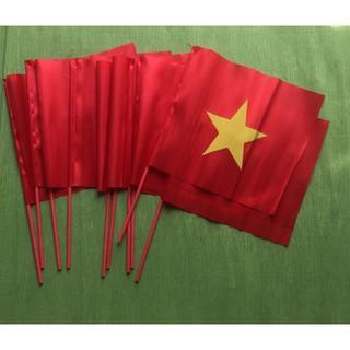 Combo 5 lá cờ Việt Nam cờ cỗ vũ bóng đá cờ cầm tay nhỏ