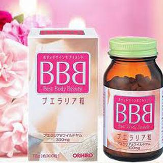 nở ngực Orihiro BBB Best viên uống tăng vòng 1 săn chắc ngực chống chảy xệ hồng nhũ hoa tăng size vòng 1
