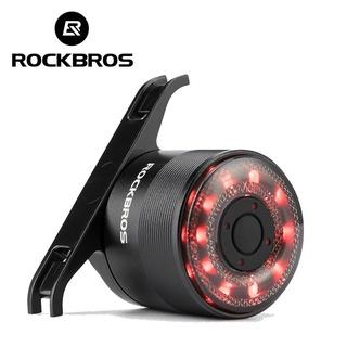 Đèn gắn yên xe đạp ROCKBROS cảnh bảo an toàn khi chạy xe ban đêm sạc USB cỡ 30*34*34cm