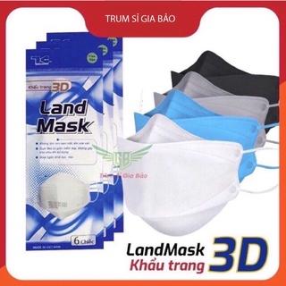 Khẩu trang kf94 3d mask kháng khuẩn tiêu chuẩn Hàn Quốc, khẩu trag 4d land mask y tế 4 lớp chống dịch người lớn - trẻ em