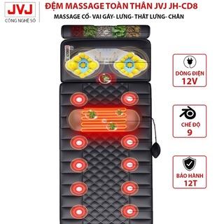 [Tặng voucher100k]Đệm massage toàn thân thảo dượcJVJ JH-CD8 hỗ trợ giảm mỏi nhức toàn thân-Nệm massage toàn thân cao cấp