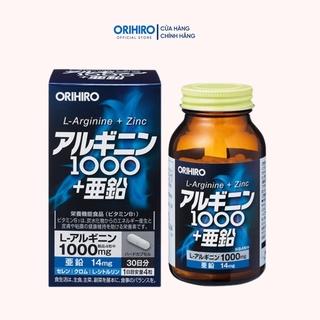 Viên uống tăng cường sinh lý nam giới L-Arginine 1000mg và Zinc Orihiro 120 viên