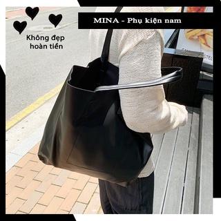 Túi Tote Nam Nữ da bò txotte cầm tay dây đeo chéo giỏ đen nâu ghi đeo vai thời trang cặp unisex Hàn Quốc đựng laptop