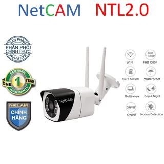 Camera IP Wifi giám sát ngoài trời NetCAM NTL2.0, đàm thoại 2 chiều, phát hiện chuyển động, chống nước chuẩn IP66