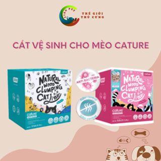 [20L] Cát gỗ vệ sinh cho mèo Cature ( 3 gói nhỏ bên trong)