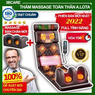Nệm massage toàn thân ALOTA N23 kèm massage chân phục hồi giảm đau nhức - Shop 3B Care